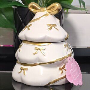 NWT Christmas Tree Canister